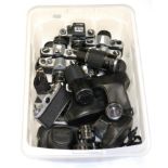Pentax And Other Cameras And Lenses including Pentax: SV, MV, Spotmatic F, Spotmatic, 2xSP500s and