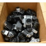 Various Cameras including Soviet models: Zenit Moscow Olympics (various models), Minolta,