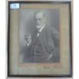 Sigmund Freud Halberstadt (Max), Photograph; a half length portrait of Sigmund Freud in familiar