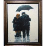 After Alexander Millar (b.1950) ''Mam and Dad'' Silkscreen on canvas, signed and numbered 208/295,