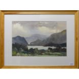 Edward Wesson RI, RBA, RSMA (1910-1983) In the Lakes Signed, watercolour, 29cm by 46cm  Sold