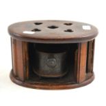 A Georgian mahogany plate warmer (a.f.)