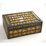 A 19th century Indian quill box