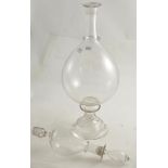 A rare double glass carboy