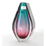 Venetian glass bottle vase