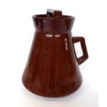 409 Christopher Dresser for Linthorpe Pottery: A Vessel, shape No.409, with two handles, covered