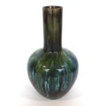 200 Christopher Dresser for Linthorpe Pottery: A Bottle Vase, shape No.200, in turquoise, white