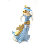 A boxed Royal Worcester figure 'Tea at the Ritz'