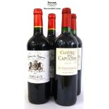 Chateau Cloitre des Capucins 2011, St Emilion Grand Cru (x9); Chateau les Eyquem 2013, Margaux (