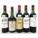 Chateau Giscours 1966, Margaux; Chateau Gruaud Larose 1966, St Julien; Chateau Belair 1966, St