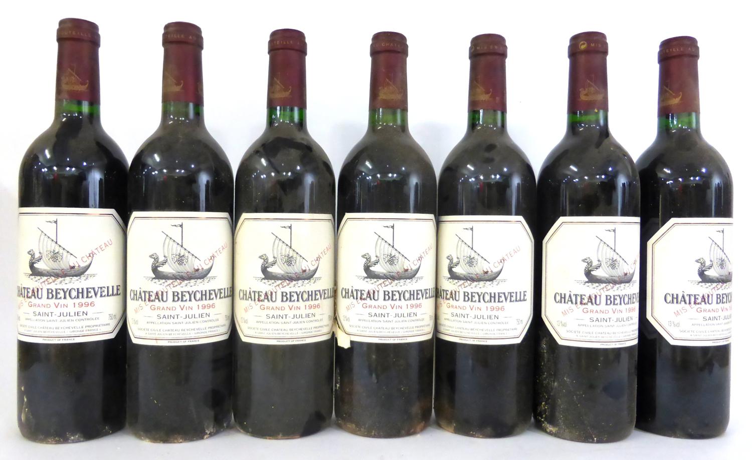 Chateau Beychevelle 1996, St Julien (x7) (seven bottles)