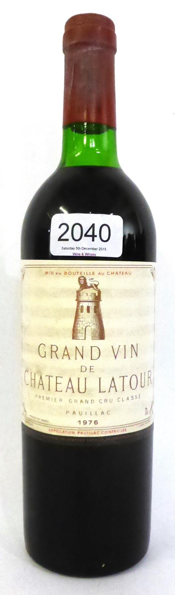 Chateau Latour 1976, Pauillac U: very top shoulder