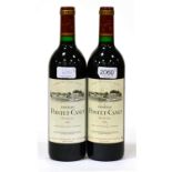 Chateau Pontet Canet 1990, Pauillac (x2) (two bottles) U: into neck