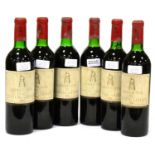 Chateau Latour 1964, Pauillac (x6) (six bottles) U: all top shoulder, some staining to labels