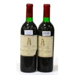 Chateau Latour 1973, Pauillac (x2) (two bottles) U: top shoulder, some soiling to labels and part of