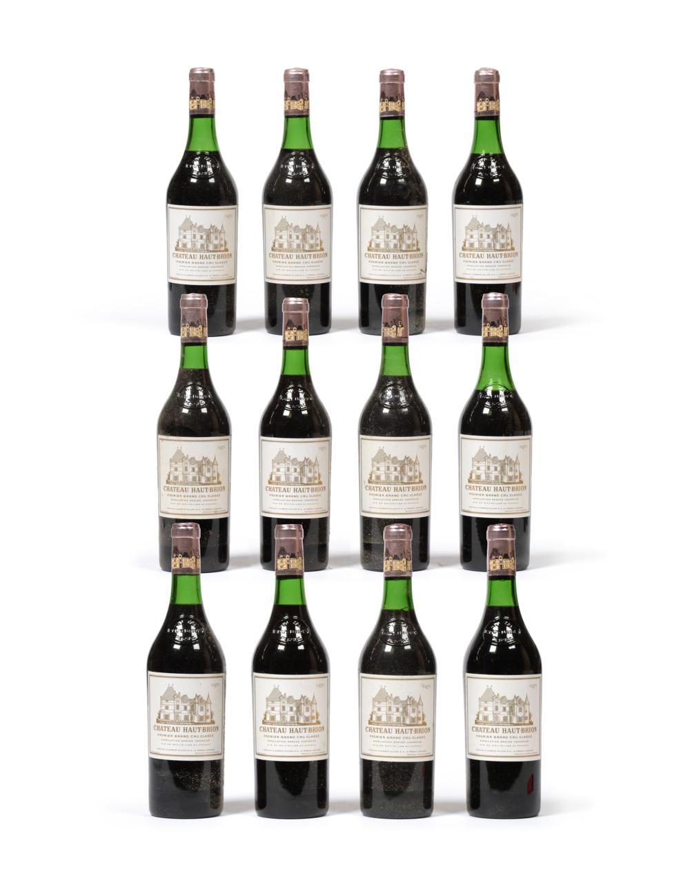 Chateau Haut-Brion 1970, Pessac-Leognan, owc (twelve bottles) U: removed from sealed owc to