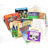 A Collection of Football, Rugby and Cricket Programmes and Magazines, 1940's onwards, including