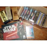 Star Wars: Assorted DVD Trilogy sets, "The Star Wars Vault", and other Star Wars DVDs etc.