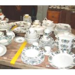 Large quantity of Midwinter Country Garden pattern tableware, inc. tureens