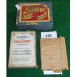 "Naval & Military Families" a boxed card game, c.1915, based on Happy Families & designed by