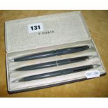 Parker pen set of three in box