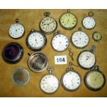Collection of various pocket watches etc