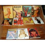 Collection of 1960's 'Playboy' and other similar magazines