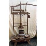 Victorian cast-iron cheese press