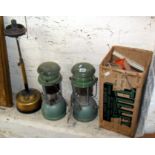 Three Tilley lamps and accessories