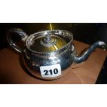 Small silver teapot, London 1875, by Robert Harper