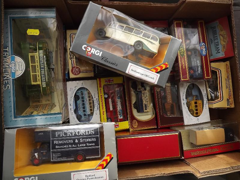 Approximately 23 boxed die-cast model mo