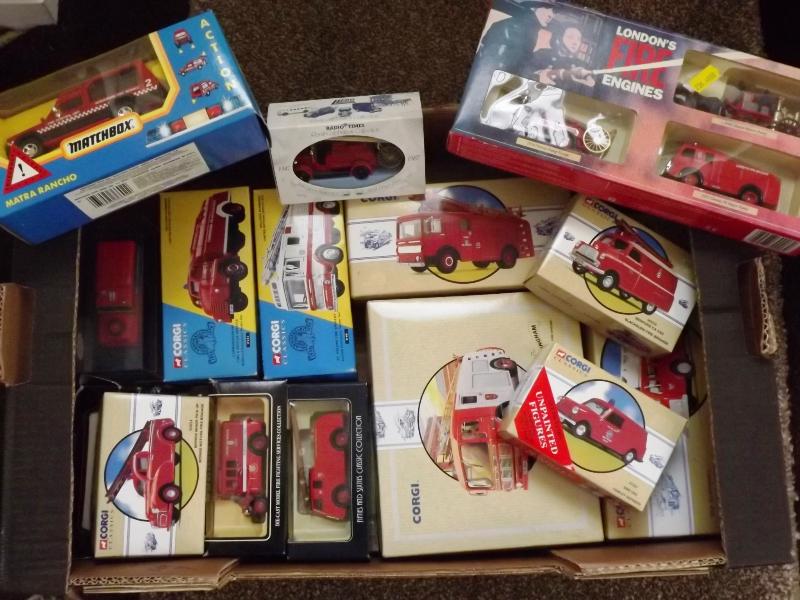 Approximately 20 boxed die-cast model fi