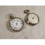 Two lady's fob watches