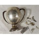 Scrap silver - a hallmarked silver troph