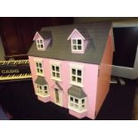 A Doll's House with hinged roof 62 cm (h