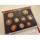 Numismatology - six UK Proof Coin collec