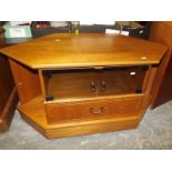 A modern corner cabinet / tv cabinet wit