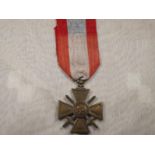 A French campaign medal, Croix de Guerre