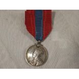 British Empire George V medal inscribed