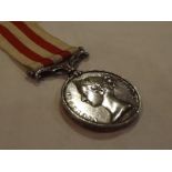 Indian Mutiny medal 1857-1858 and ribbon