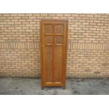 A mahogany single wardrobe, 182cm x 66cm