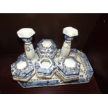 A Wedgwood ceramic dressing table set to