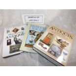 A collection antiques reference books to