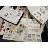 Philately - A quantity of albums contain