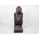 A good quality heavy carved figure depic