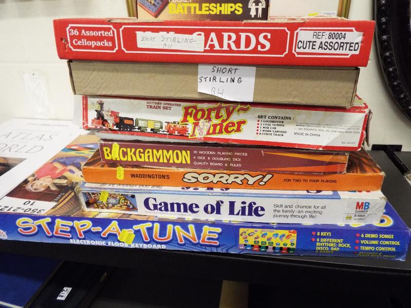 A collection of vintage board games incl