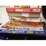 A collection of vintage board games incl