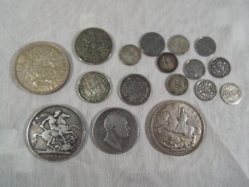 A small collection of early UK silver co - Image 2 of 2