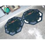 Two black jack casino table top gaming t
