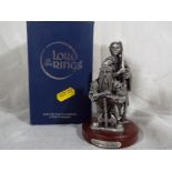 A Lord Of The Rings pewter chess piece d